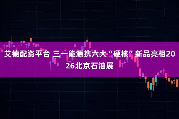 艾德配资平台 三一能源携六大“硬核”新品亮相2026北京石油展