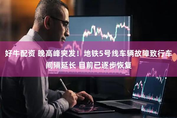 好牛配资 晚高峰突发!地铁5号线车辆故障致行车间隔延长 目前已逐步恢复